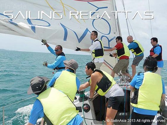 teambuilding on a two ton Admirals Cup yacht